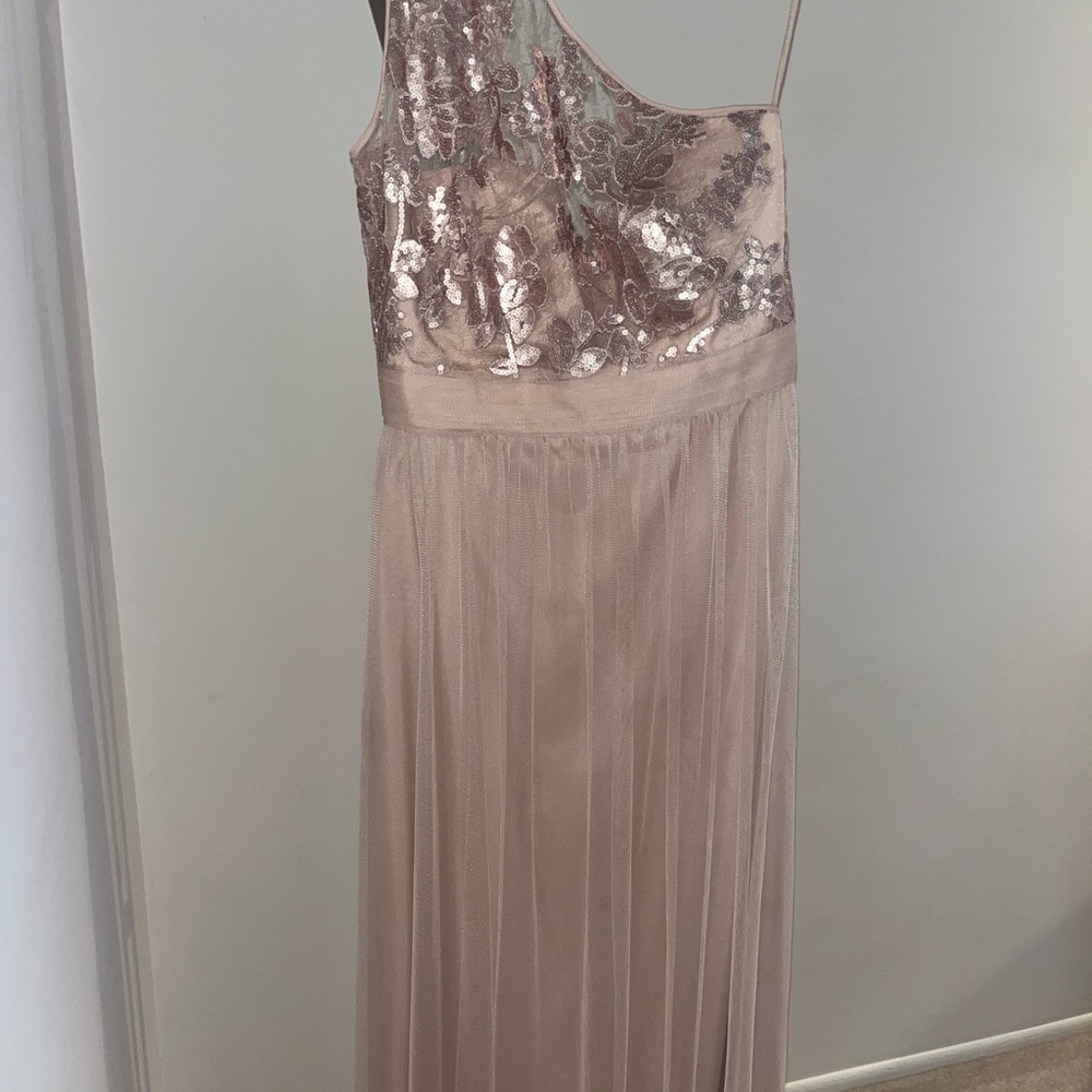 Pink bridesmaid dress